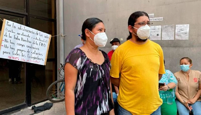 Sindicato de la UES paraliza labores en oriente por impago salarial