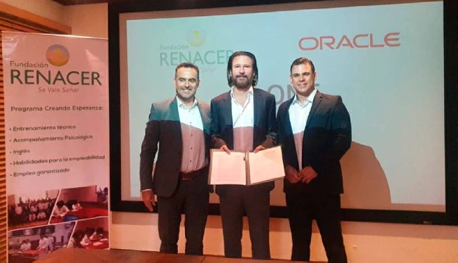 Fundación Renacer y Oracle pactan alianza