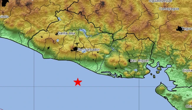 Fuerte sismo con epicentro en La Paz despertó a salvadoreños