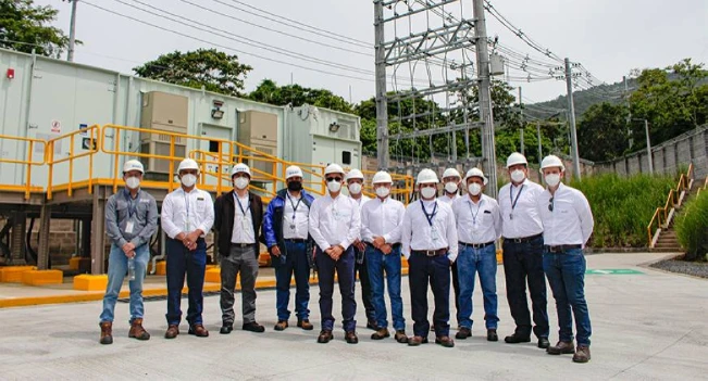 DELSUR recibe la visita de la SIGET en la nueva Subestación El Volcán