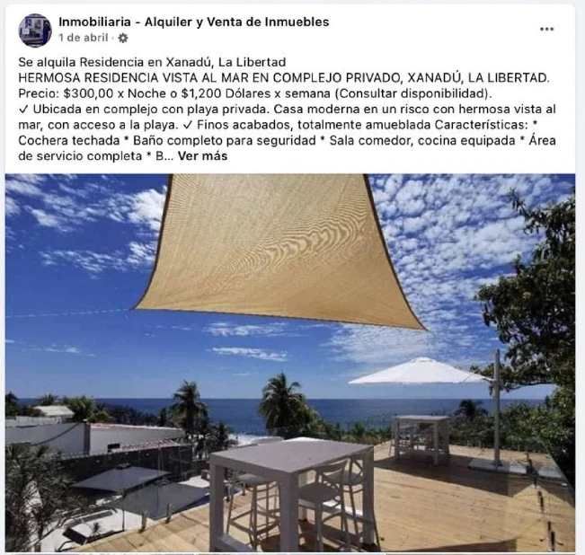 Red estafa con renta de ranchos de playa y usan identidad de víctimas