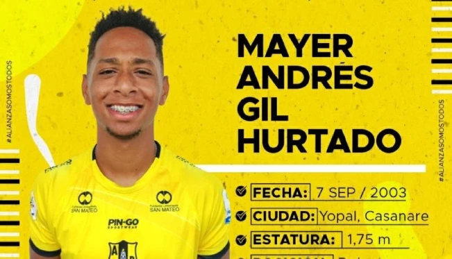 Alianza Petrolera de Colombia hace oficial el fichaje de un jugador salvadoreño