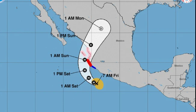 Pronostican que tormenta tropical Roslyn se fortalezca a huracán cerca de México