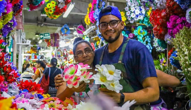 Organizan Festival de Flores en cuatro mercados de la capital para el Día de los Difuntos