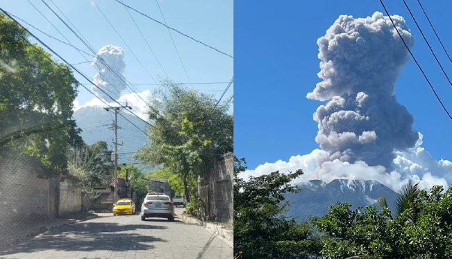 Migueleños preocupados con reciente explosión del Chaparrastique