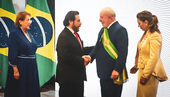Vicepresidente Ulloa asistió a investidura de Lula da Silva en Brasil