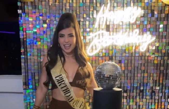 Adriana Hasbún adelantó su cumpleaños pero bien acompañada