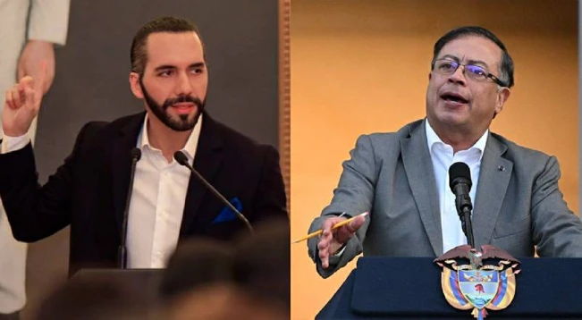 Bukele y Petro vuelven a enfrentarse entre mutuas acusaciones