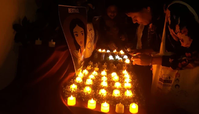 Una vigilia en memoria de Beatriz en la víspera del primer debate en la Corte IDH sobre el aborto
