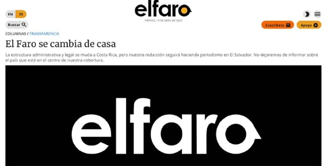 Periódico salvadoreño cambia sede a Costa Rica denunciando acoso