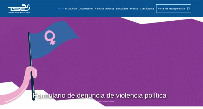 TSE habilita formulario para denuncias de violencia política contra la mujer