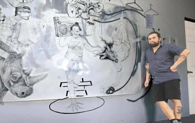 Artista salvadoreño Renacho Melgar inaugurará exposición "Metasta - Sivar"