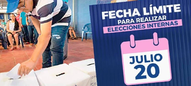 TSE: partidos tienen hasta el 20 de julio para elegir candidatos 2024