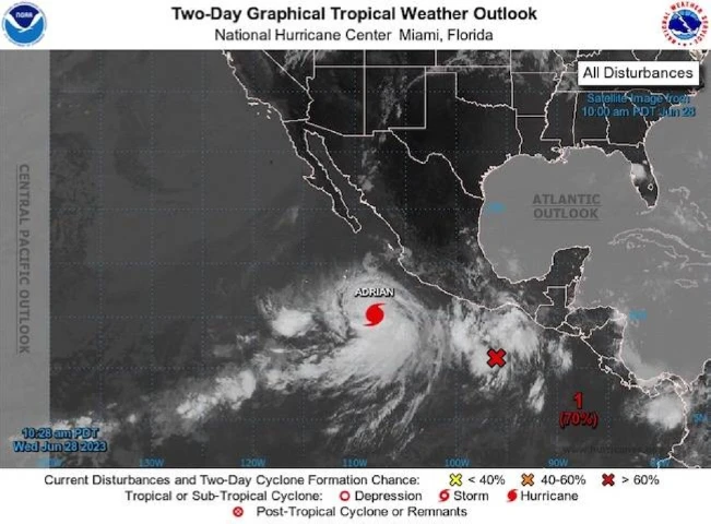 Onda tropical al sur de Centroamérica podría volverse depresión tropical