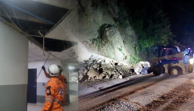 Oriente con leves daños en hospitales, supermercados y derrumbes en carreteras tras terremoto