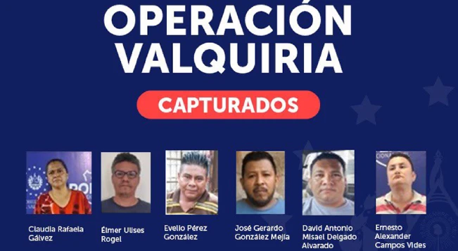 Reportan 13 capturas durante “Operación Valquiria” contra agresores sexuales en El Salvador
