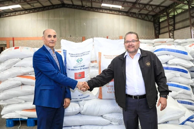 Marruecos dona 100 toneladas de fertilizantes a El Salvador