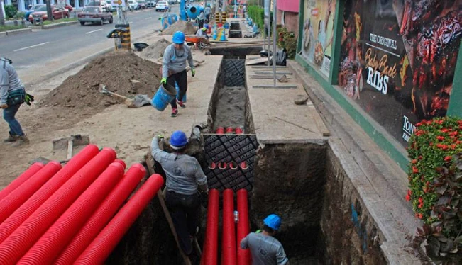 Inician excavaciones para cableado subterráneo en la Zona Rosa