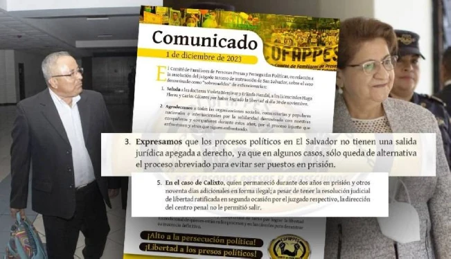 COFAPPES reclama a Justicia por trato desigual a exfuncionarios procesados en caso "sobresueldos"