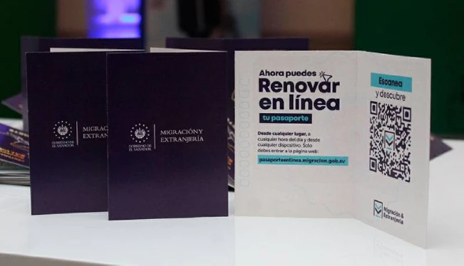Lanzan plataforma para renovar el pasaporte en línea en El Salvador