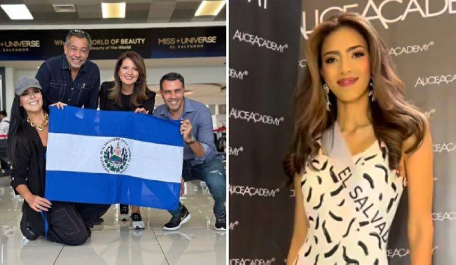 Verónica Guerrero, en Colombia para apoyar a su sobrina Miss El Salvador