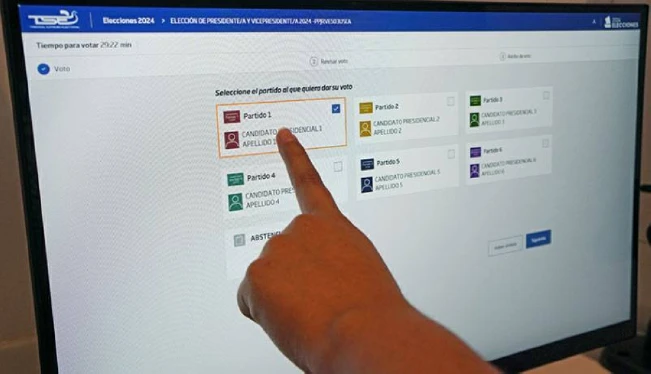 TSE cuenta 118,000 votos electrónicos en 18 días: un promedio diario de 6,500