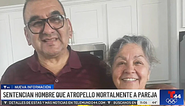 Conductor que atropelló a pareja salvadoreña es condenado a ocho años de prisión en EEUU