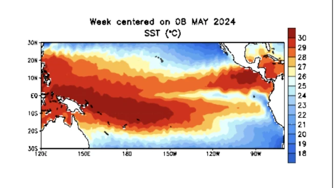 El fenómeno de "El Niño" neutro seguirá afectando durante junio