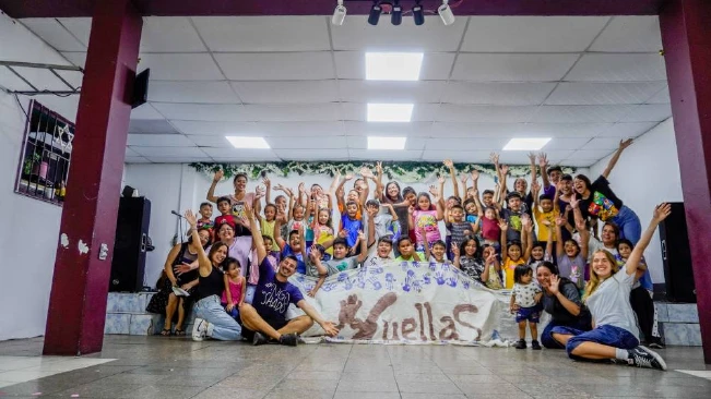 El voluntariado de “Huellas” llegó a El Salvador
