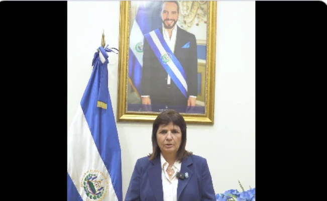 Patricia Bullrich elogia modelo de seguridad de Bukele: "Se logra con cambios legislativos"