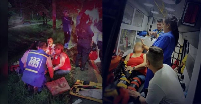 Aparatoso accidente en Comalapa deja múltiples lesionados esta madrugada