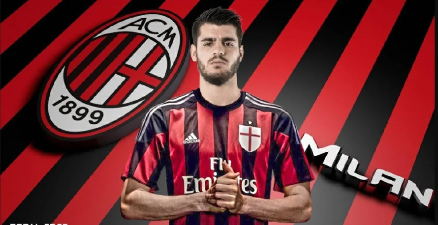 El futbolista español Álvaro Morata firma con el AC Milan