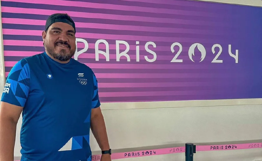 Óscar Ticas, primer atleta salvadoreño en llegar a París