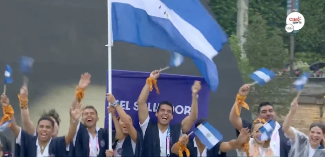 Así lució El Salvador en la inauguración de los Juegos Olímpicos París 2024