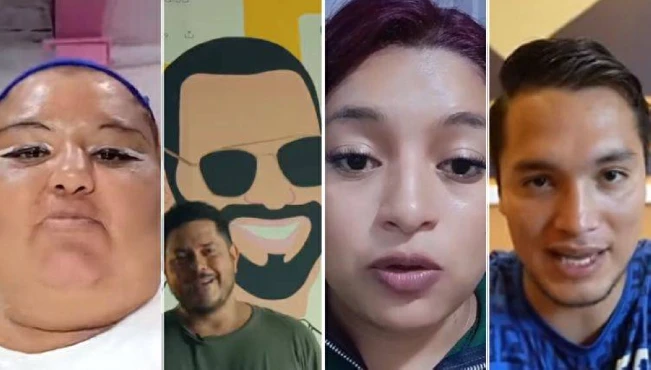 Famosa vendedora degusta pupusas y café a $1 y envía mensaje a Dulce Shiky