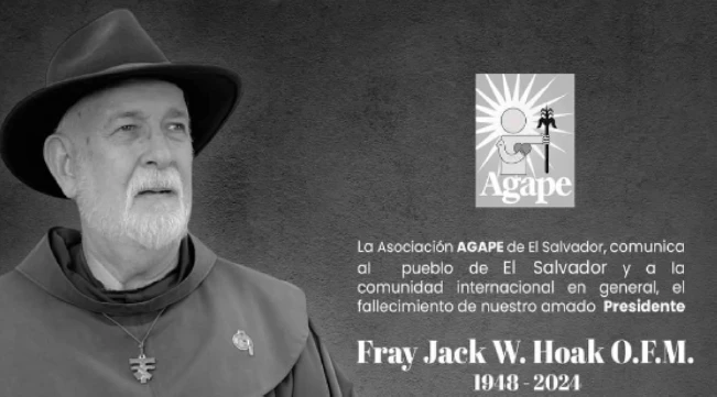 Muere el presidente de Ágape El Salvador, padre Jack Hoak