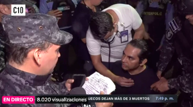 Autoridades hondureñas entregan al exgerente de COSAVI en frontera El Amatillo