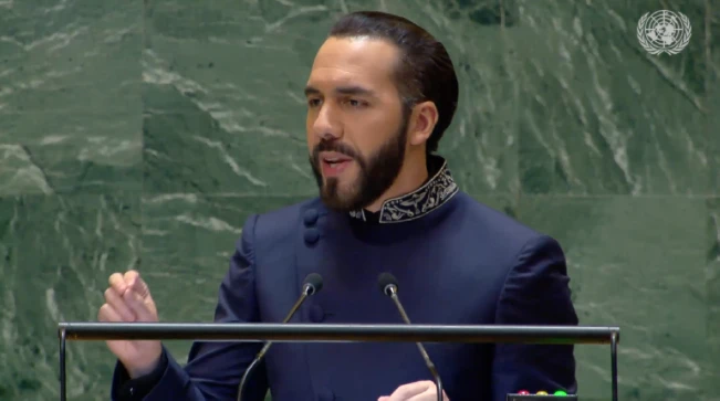 Nayib Bukele ante la ONU dice el mundo está en decadencia mientras El Salvador renace
