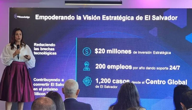 La tecnológica TeKnowledge invierte $20 millones en su incursión en El Salvador