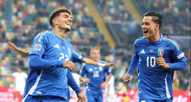 Italia domina a Israel y se acerca a cuartos de Liga de Naciones
