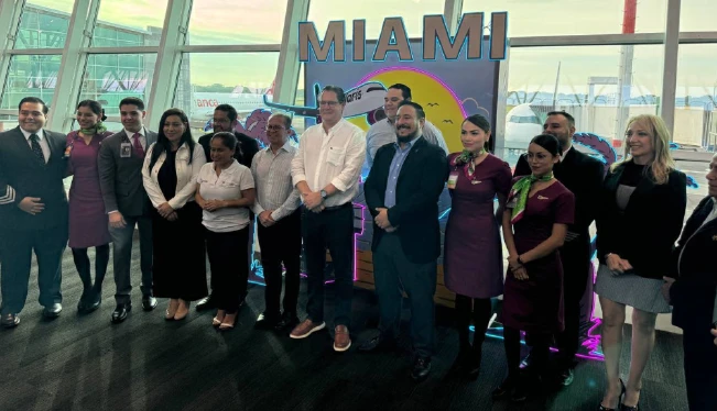 Volaris inaugura ruta directa entre Miami y El Salvador