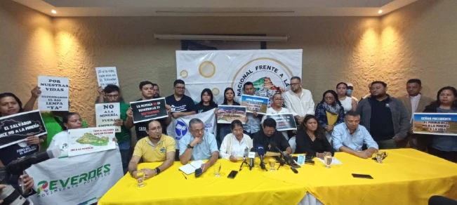 Mesa frente a la Minería pide a Bukele "no ceder a presiones" de empresas mineras