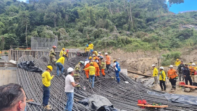 Empresa coreana encargada de viaducto de Los Chorros ofrece gastos funerarios e indemnización a víctimas