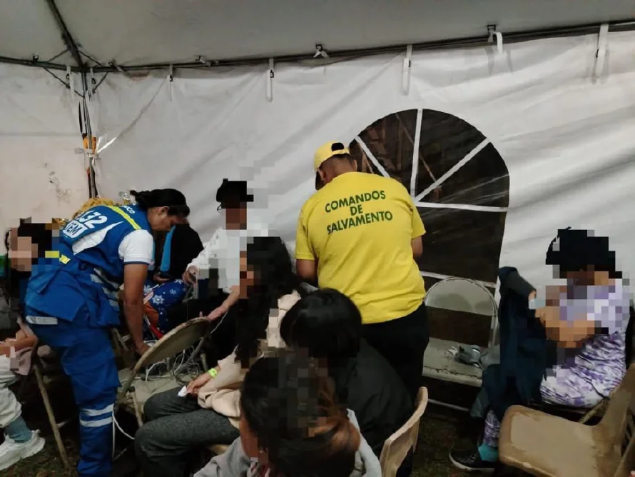 Más de 30 personas sufrieron de intoxicación alimentaria en un campamento