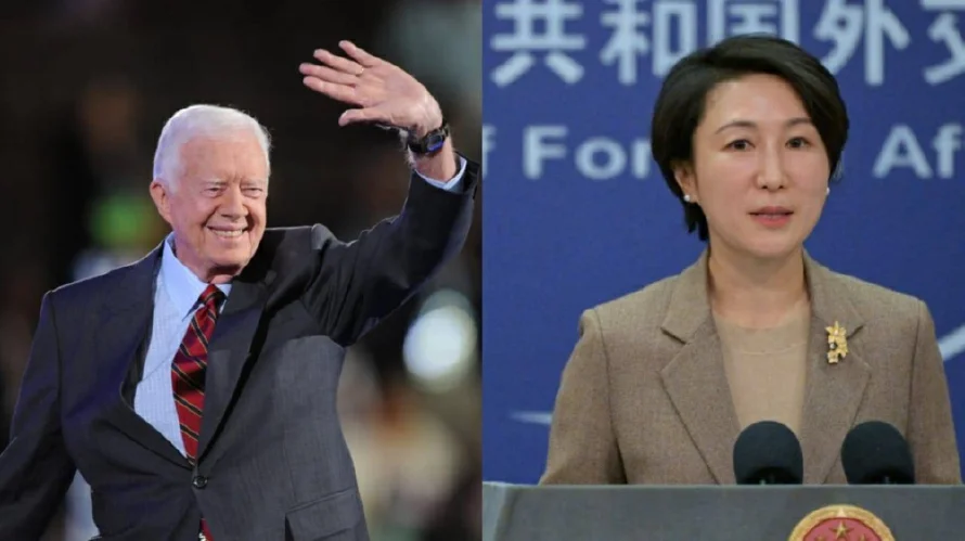 China expresa sus "profundas condolencias" por la muerte de Jimmy Carter