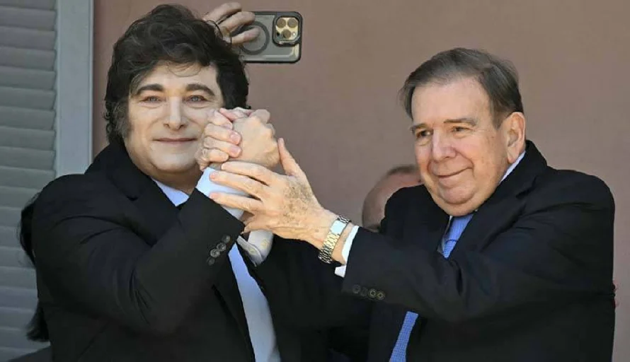 El opositor venezolano González Urrutia se reúne con Javier Milei en Buenos Aires