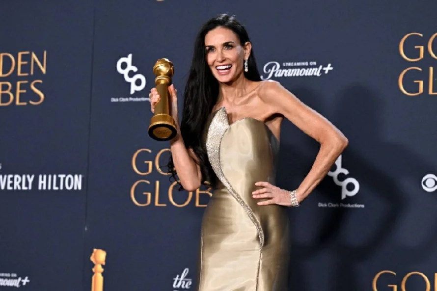 "Llevo 45 años en esto y es la primera vez que gano un premio como actriz", Demi Moore