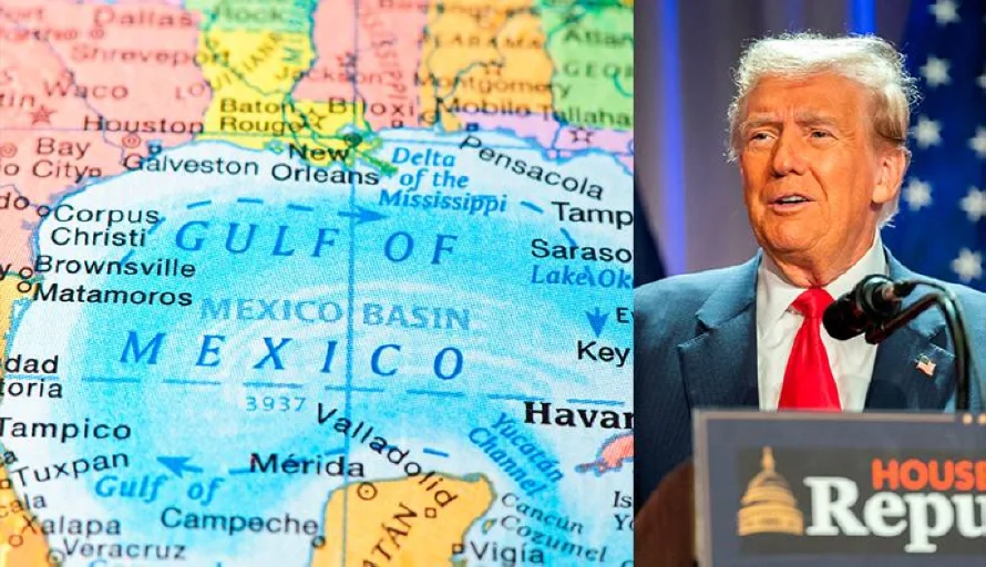Trump dice que quiere cambiar el nombre al Golfo de México por "Golfo de América"
