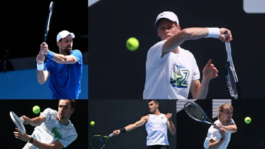 De Djokovic a Sinner: cinco tenistas a seguir en el Abierto de Australia
