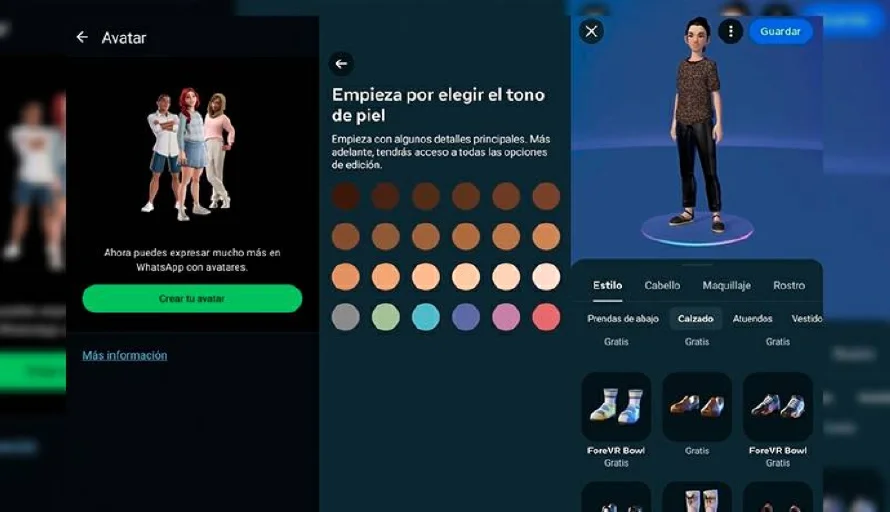 WhatsApp mejora el diseño y la apariencia de los avatares para hacerlos más realistas